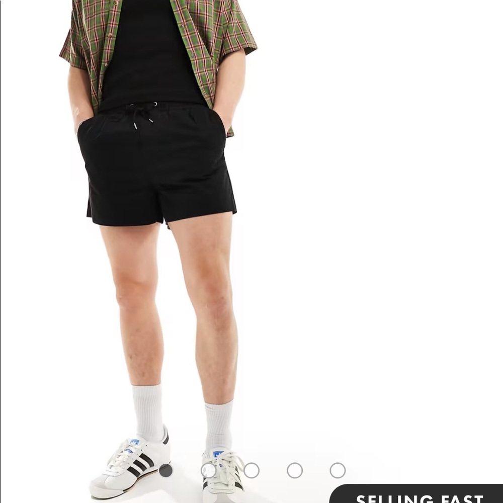 ASOS Reclaimed Vintage chino short in black - men’s shorts new with tags